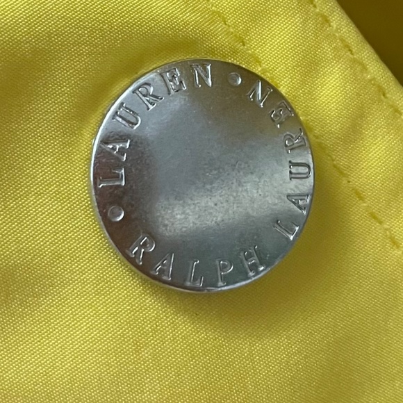 Ralph Lauren Maritime raincoat, size small (generous fit) warm canary yellow - Picture 15 of 15